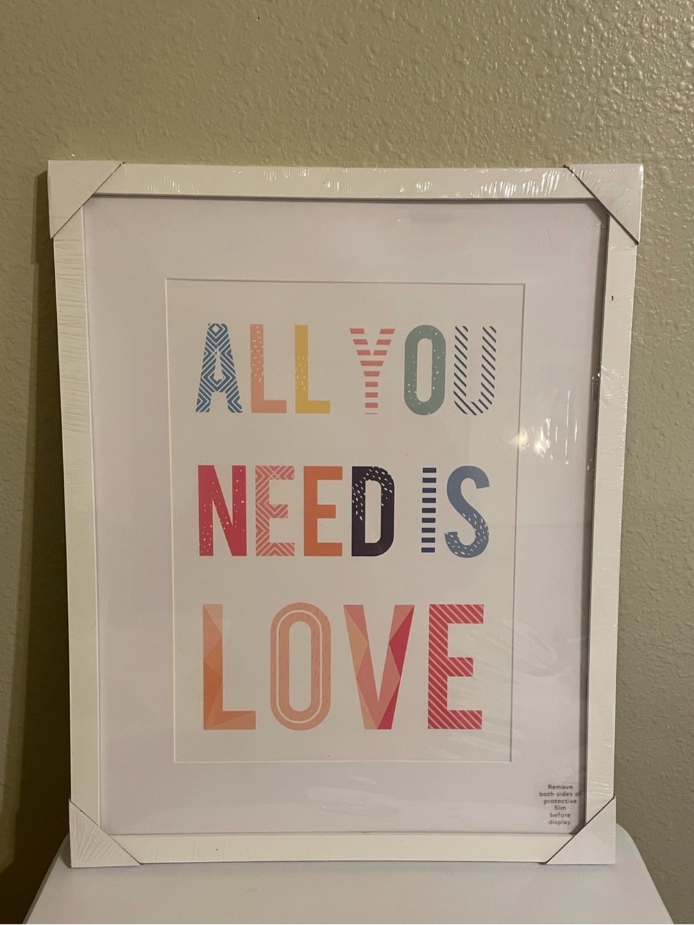 All You Need Is Love Multicolor Wall Art